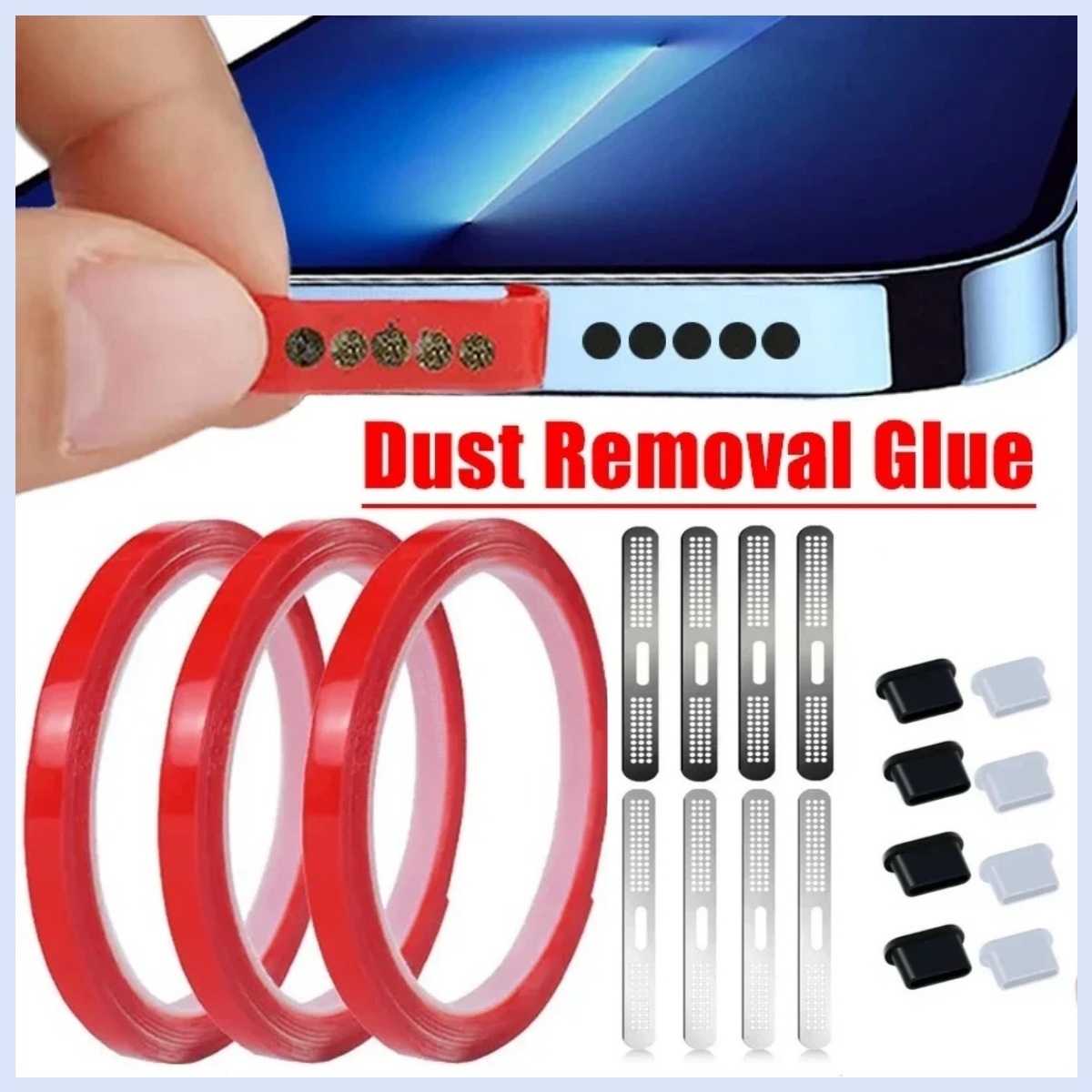 Dust Removal Sticker - العالمي الهاتف المتكلم إزالة الغبار الغراء