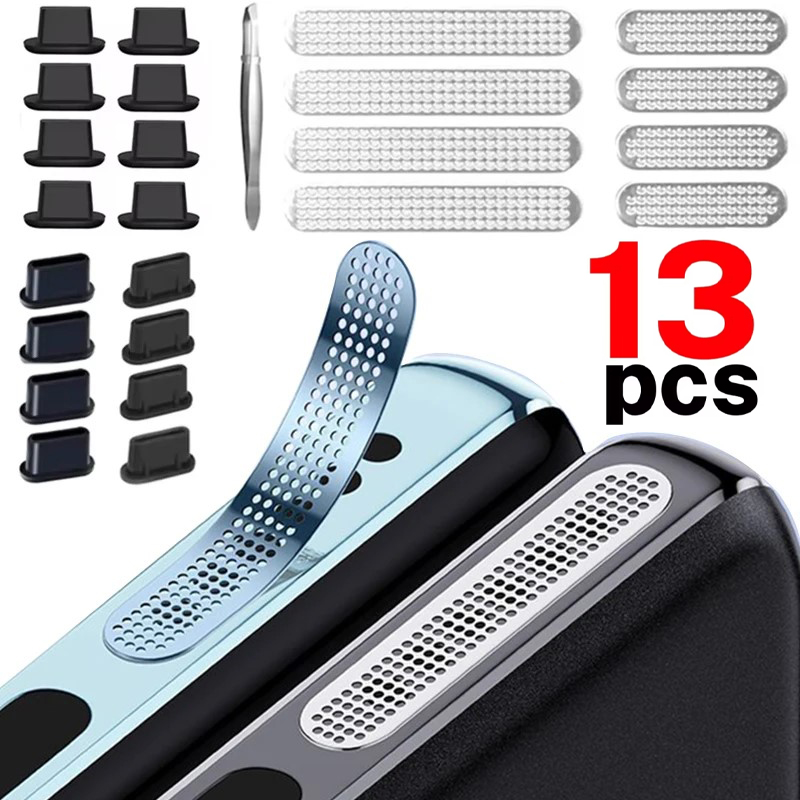 Dust Removal Sticker - 13 قطعة الهاتف المحمول الغبار صافي