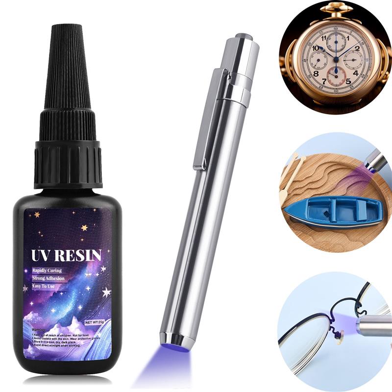Liquid Uv Glue Kit - الأشعة فوق البنفسجية الترابط لحام الغراء