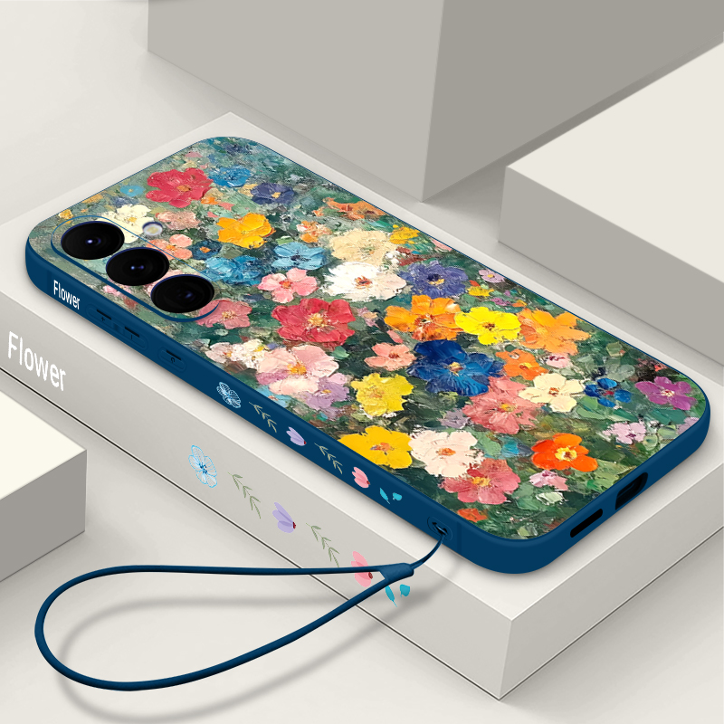 جراب هاتف إبداعي بتصميم زهور م - مراجعة Samsung Galaxy A55 وسعره