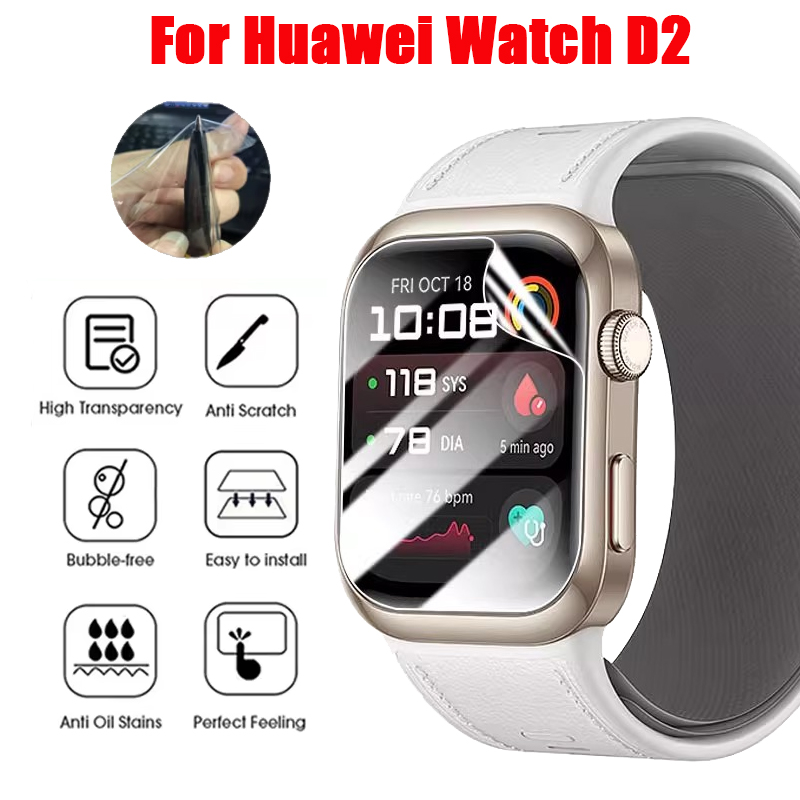 طبقة هيدروجيل من مادة TPU لساع - مراجعة Smartwatch Screen Film وسعره