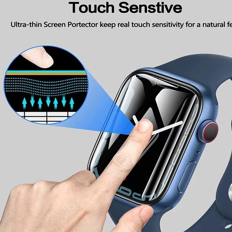 طبقة حماية لساعة أبل 44 مللي م - مراجعة Smartwatch Screen Film وسعره