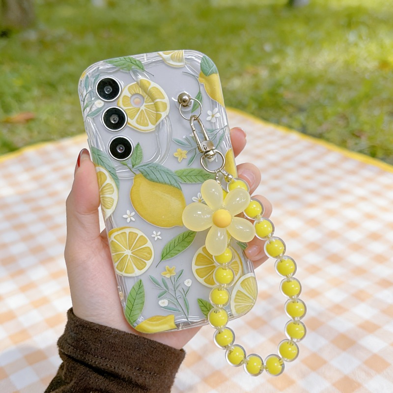 جراب هاتف بتصميم زهرة الليمون  - مراجعة Samsung Galaxy A55 وسعره