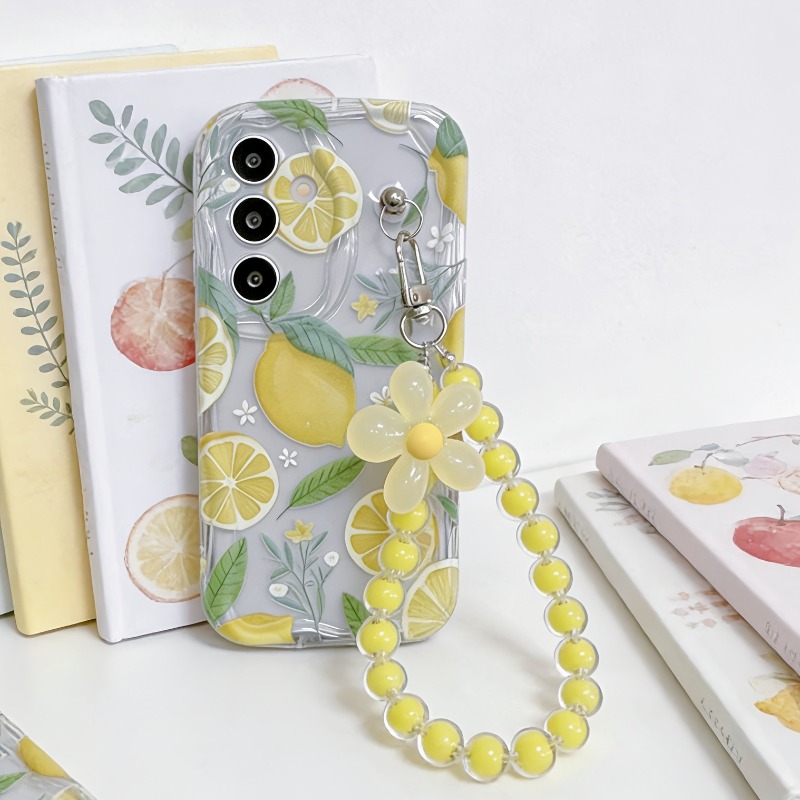 جراب هاتف بتصميم زهرة الليمون  - مراجعة Samsung Galaxy A55 وسعره