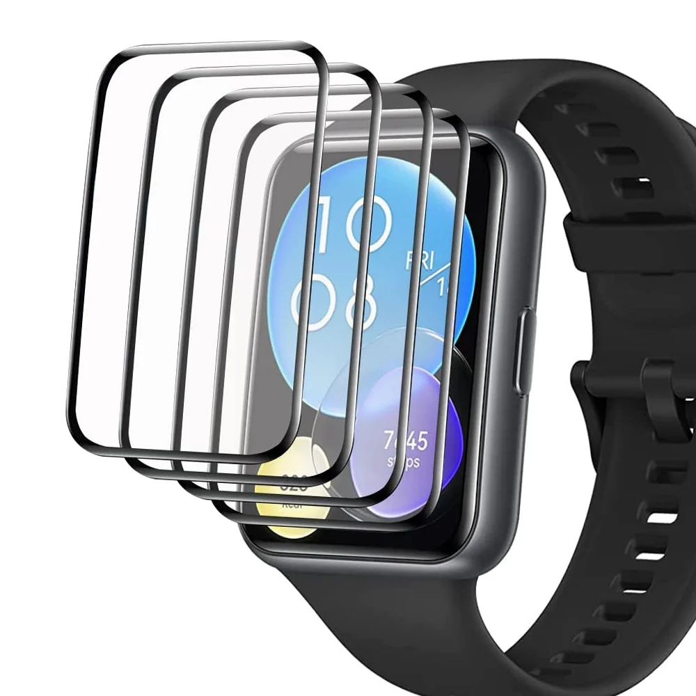 واقي شاشة زجاجي لين لساعة هاوا - مراجعة Smartwatch Screen Film وسعره