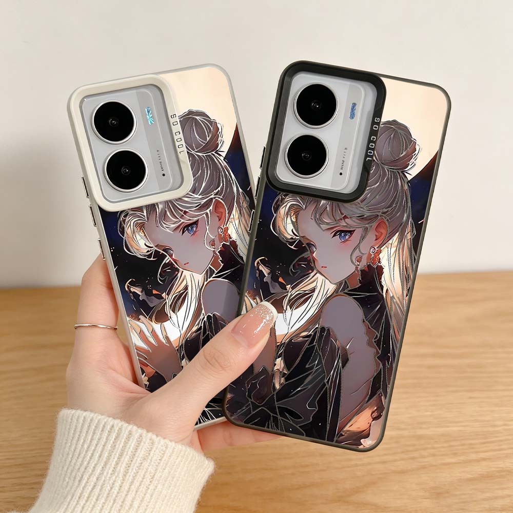 غطاء هاتف ملون فضي بتصميم أنمي - مراجعة Realme C67 وسعره
