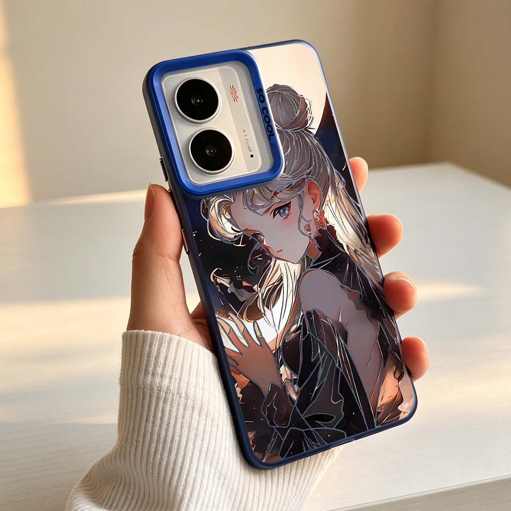 غطاء هاتف ملون فضي بتصميم أنمي - مراجعة Realme C67 وسعره