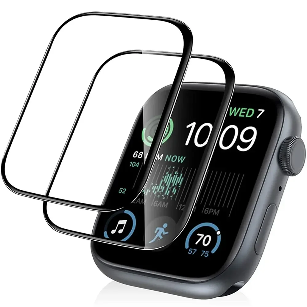 واقي شاشة منحني كامل لساعة أبل - مراجعة Smartwatch Screen Film وسعره