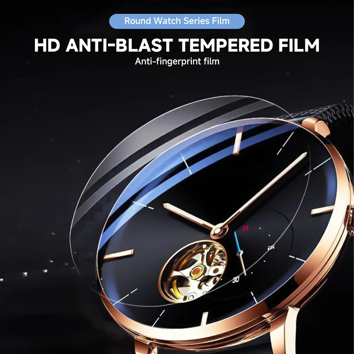 واقي شاشة زجاجي مقوى عالمي للس - مراجعة Smartwatch Screen Film وسعره