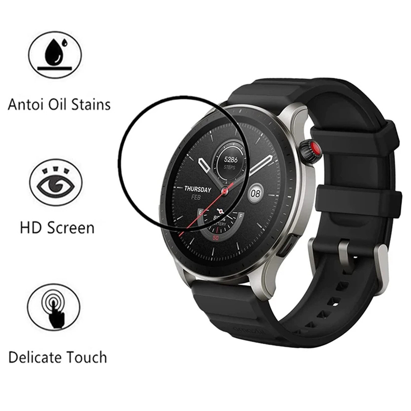 غشاء منحني عالي الدقة مضاد للخ - مراجعة Smartwatch Screen Film وسعره