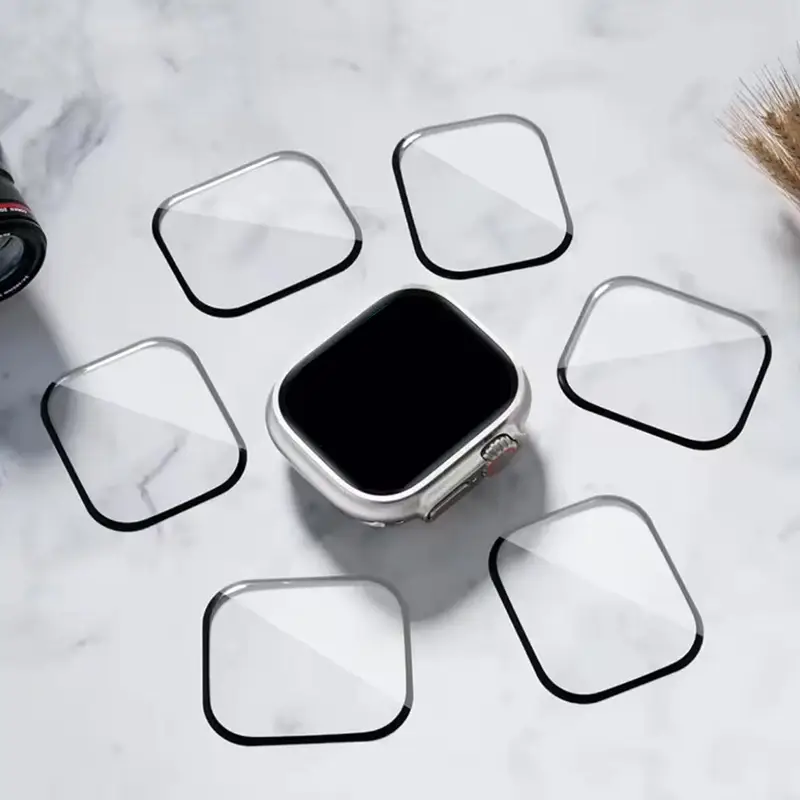 1-5 قطعة فيلم مضاد للخدش لساعة - مراجعة Smartwatch Screen Film وسعره